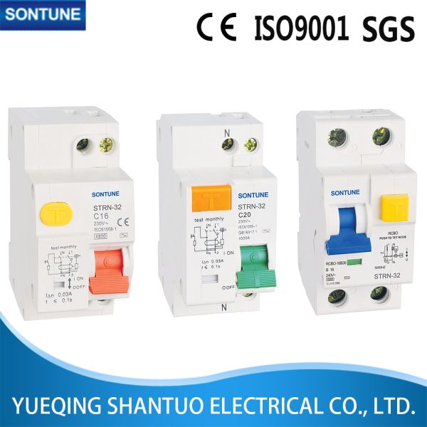 Buy STRN-32 1P+N RCBO 30MA With Overcurrent Protection 4.5kA Breaking Capacity at wholesale prices