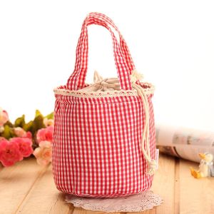 High quality lovely portable insulated lunch bag reusable school cooler pouch