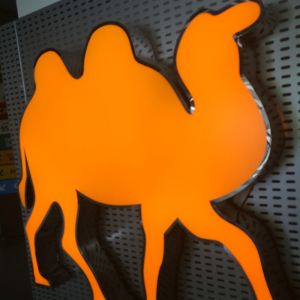 Electroplated LED Light Boxes Suspended / Free Standing 3mm