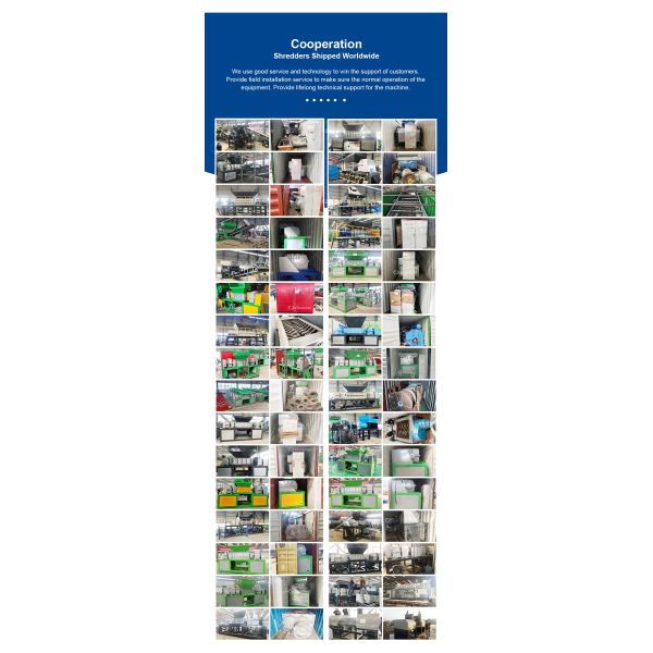 Hydraulic Type Scrap Bicycle Car Motor Tyre Two Shaft Metal Shredder Machine Scrap Metal Recycling Shredder