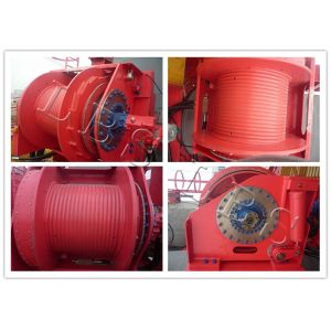 Marine Boat Hydraulic Groove Winch For Oil Exploration