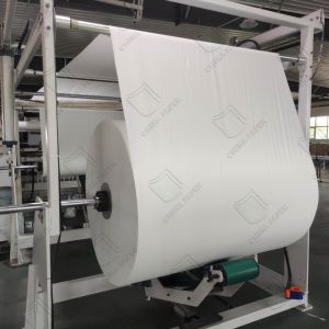 Quality Custom Branded Facial Tissue Paper OEM 100% Virgin Wood Pulp 2ply 14-18GSM for Restaurant &amp; Office for sale