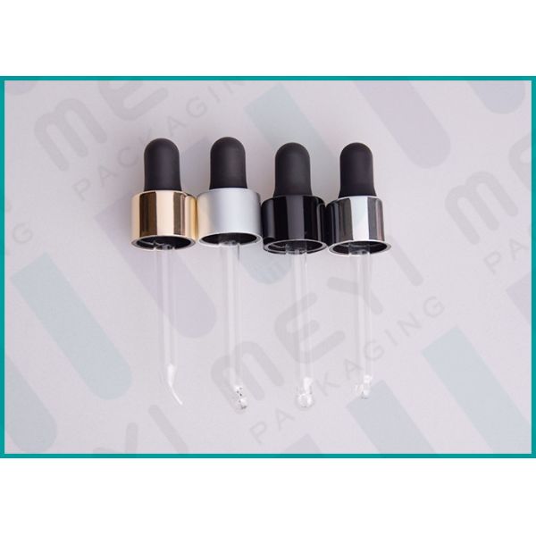 Buy 18/410 Glass Dropper Bottles Transparent Glass Pipette With Silicone Bulb at wholesale prices