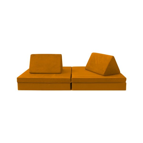 Buy Safe Indestructible Modular Play Foam Couch With Protective Liner at wholesale prices