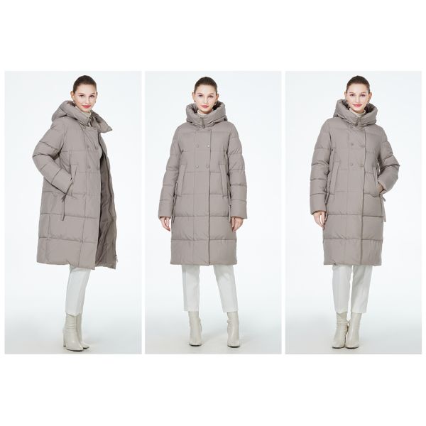 Fox Fur Collar Winter Coat Practical Classic Cotton Jacket Dual Pockets Versatile