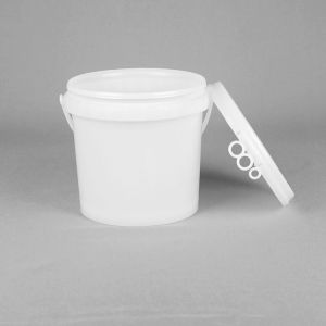 Quality Heat Resistant Round Plastic Paint Bucket with Pouring Spout for sale