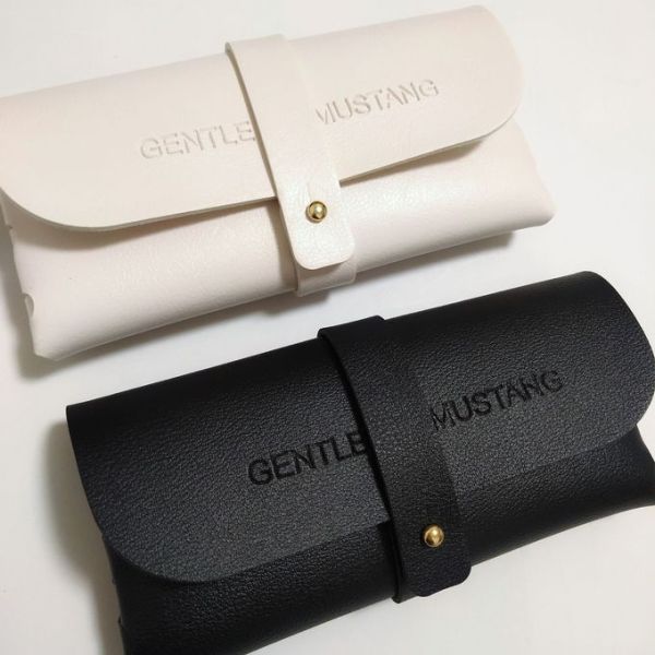 Soft Eyeglass Case Vintage Glasses Pouches PU Eyewear Bag Leather Sunglasses Case