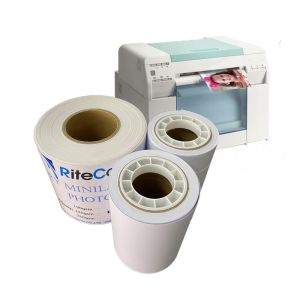 Resin Coated 190g 65meters Glossy Minilab Photo Paper Roll Waterproof