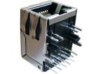100base Mounted PCB RJ45 Single Port / 8 Pin RJ45 Connector 13F-67CGYDS2NL
