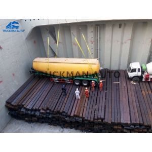 60 Tons Bulk Cement Tanker , Cement Tanker Truck 3 Axles With Wechai Motor