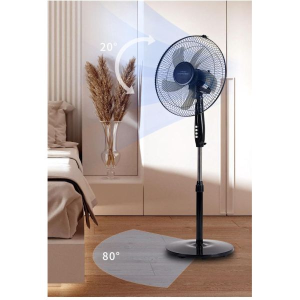 16-inch Cold Air Ventilation Device Large Wind Floor Fan for Hotel Floor Installation