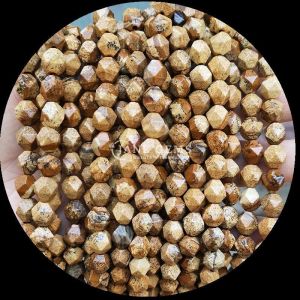 Faceted Gemstone Natural Diamond Shape Rhodonite Amazonite Loose Strand Beads