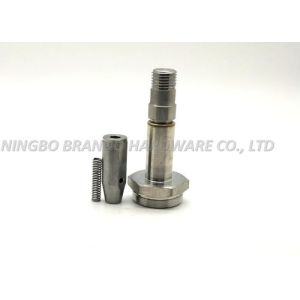 Silvery Pengaton Solenoid Stem With Nbr Seal Numerical Control Technology