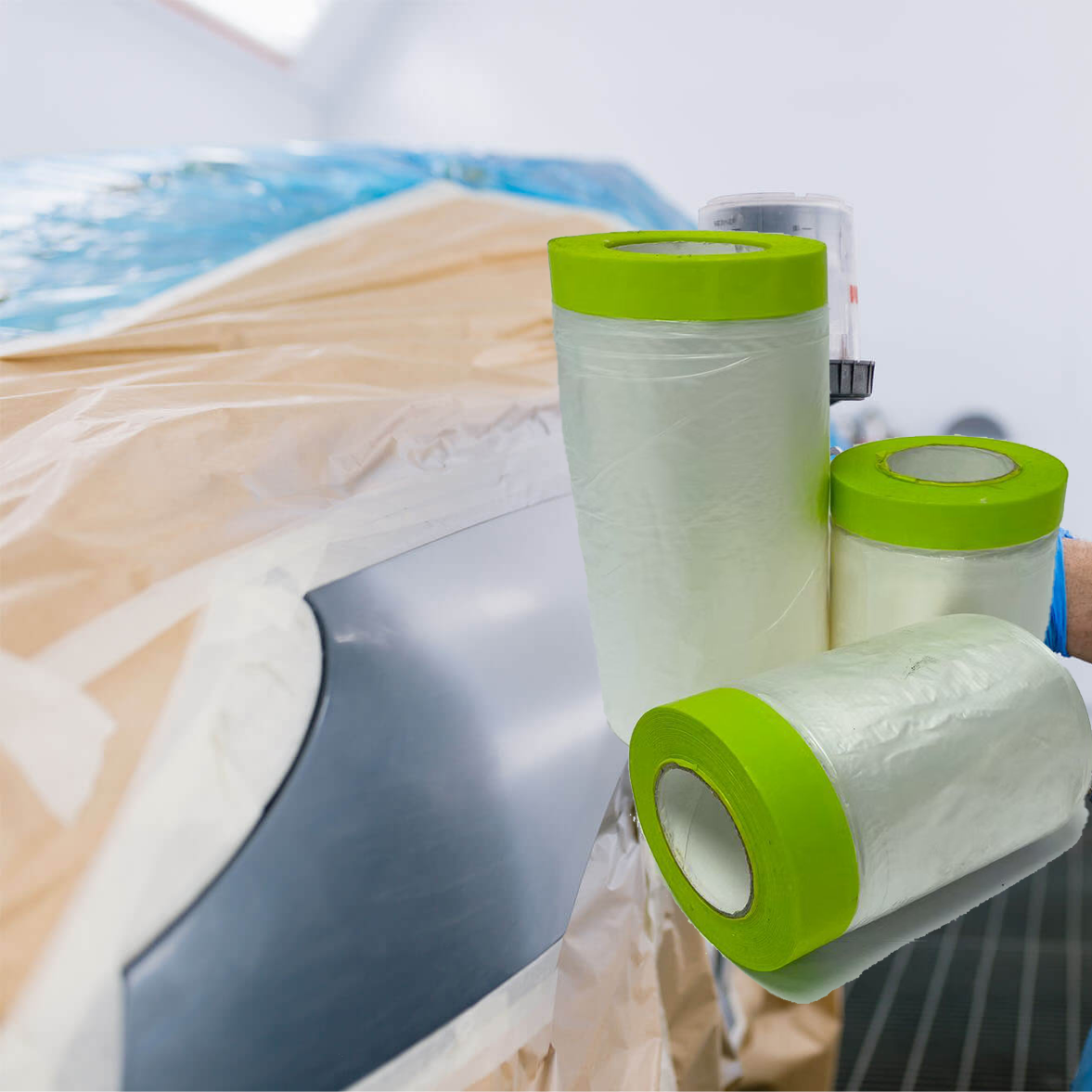 Crisp paint lines for a flawless, professional auto finish high-temperature tape