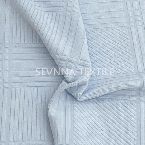 Textured Recycled Swimwear Fabric Breathable Strecth SPF50 Beach Bikini