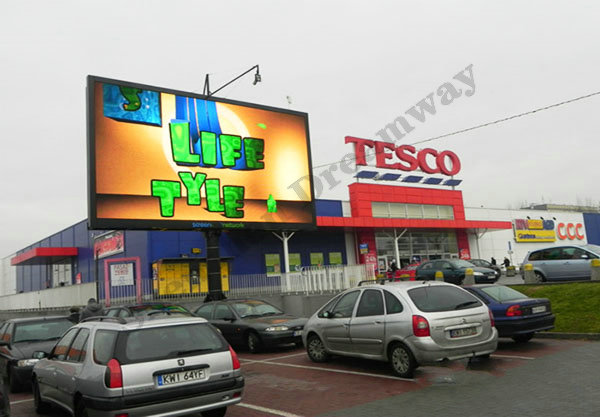 P6mm Giant Led Digital Advertising Display Waterproof Outdoor 1R1G1B SMD2727