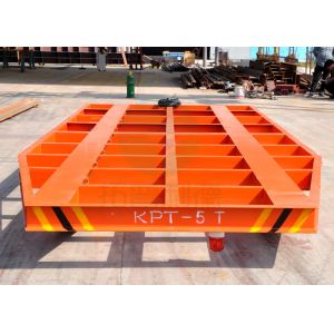 5t automobile flat bed rail transfer bogie running on steel rail in painting