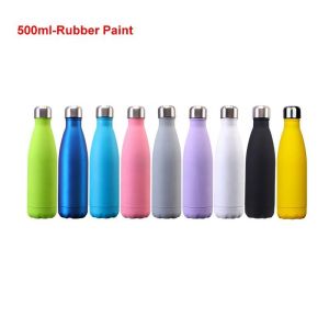 Vacuum Insulated Powder Coated Water Bottles Stainless Steel