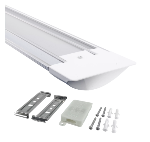 2ft 60cm 18W Integrated Linear Tube Ceiling Wall Mount for Home Kitchen Warehouse