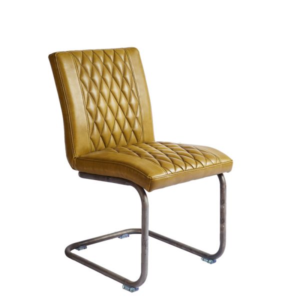 Buy 6 KGS Antique Industrial Style Powder Metal Leg Leisure Chair at wholesale prices