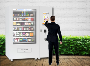 Body Lotion Bath Products Kiosk Vending Machine for Hotel , 22 Inch Touch Screen