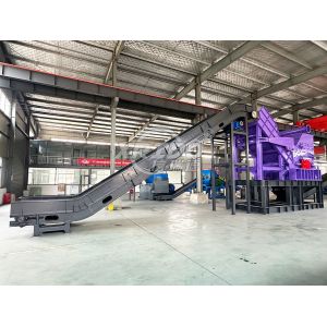 Cable Recycling Metal Scrap Shredder 3TPH-5TPH Scrap Metal Crusher Machine