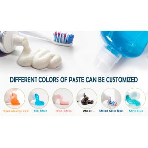 OEM Teeth Whitening Toothpastes Customized Home Hotel Travelling