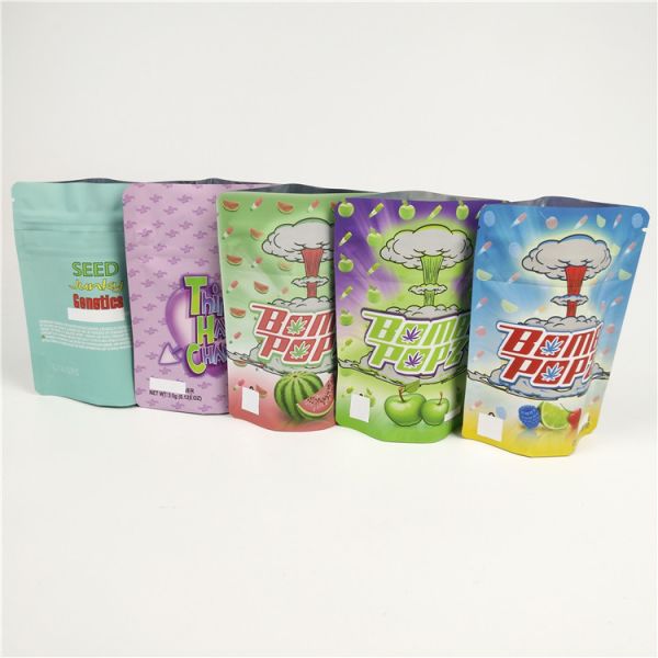 Laminated Material Mylar Bags Herbal Incense Packaging Plastic Cover VMPET