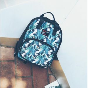 Fashion portable backpack Korean version of backpack college leisure minimalist