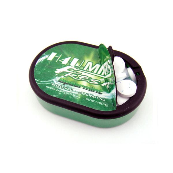 Customize Sugarless Breath Mints In Oval Box , Low Calorie Candy Sugar Free