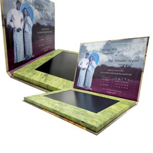Custom Wedding Video Book Folder Booklet Mailer Postcard Video Album