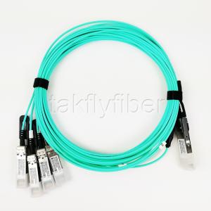 China QSFP28-4x25G QSFP+ 7M 10M 30M Optical Transceiver Module Breakout 100G AOC Cable 850nm OM3 OM4 on sale China QSFP28-4x25G QSFP+ 7M 10M 30M Optical Transceiver Module Breakout 100G AOC Cable 850nm OM3 OM4 on sale