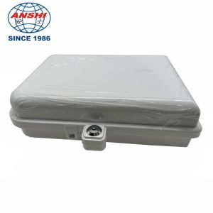 Plastic SMC 16 Core SC Fiber Distribution Box Waterproof FTTH PLC Splitter Box