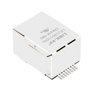LPJ19511DNL 10/100 Base-T Without LED Tab Down Shielded SMT RJ45 Connector