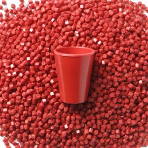Bright Red Plastic Color Concentrate PC ABS Masterbatch Pellets Odm