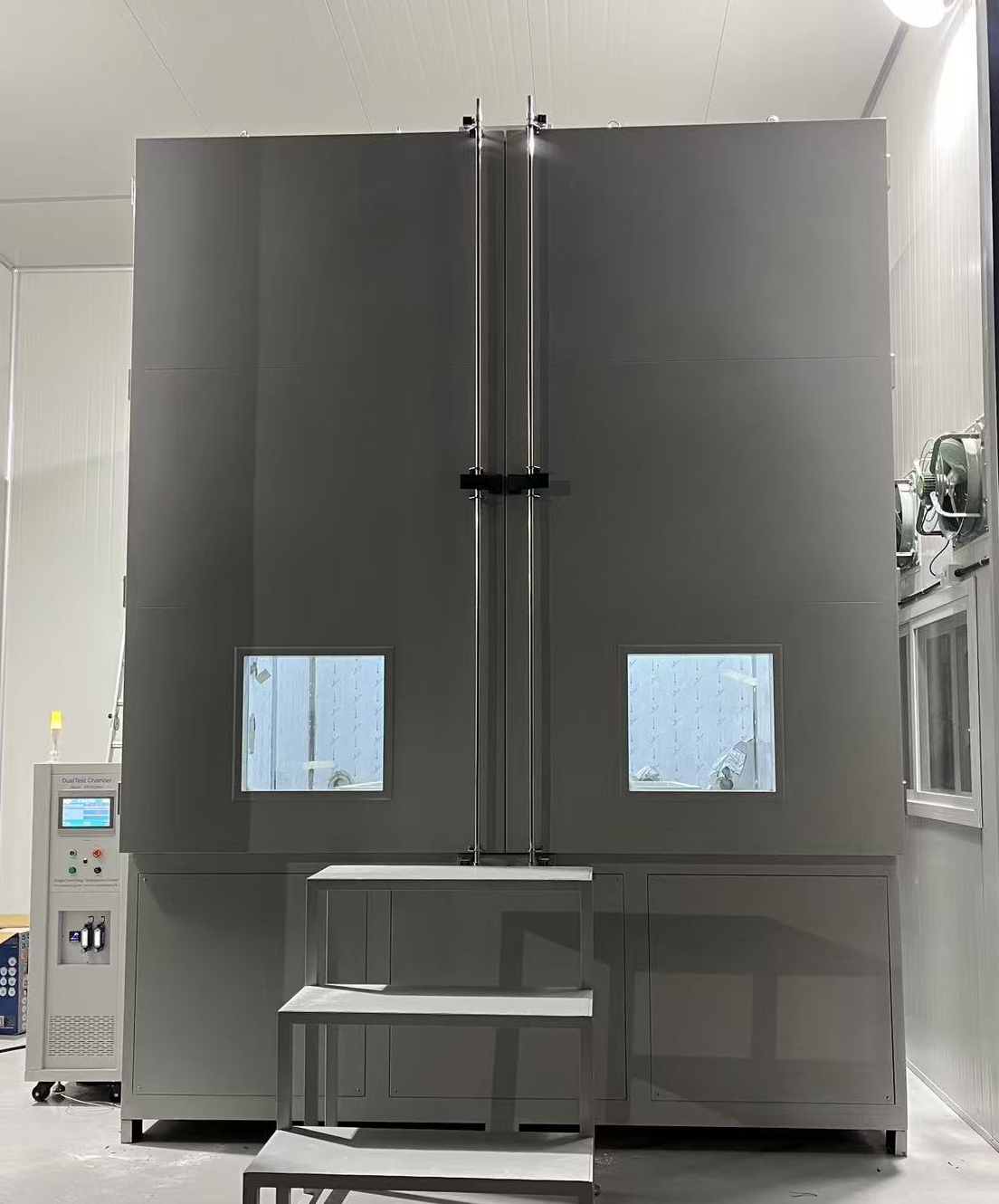 Large dust test chamber 3x3x3m / IEC 60529 compliant dust chamber / IP5X6X dust test chamber