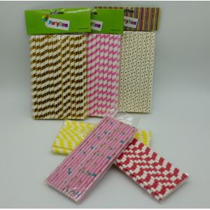 Compostable Coloured Paper Straws Thick Sturdy Engagement Housewarming Party