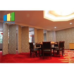 MDF + Aluminum Interior Movable Folding Soundproof Partition Wall For Hotel