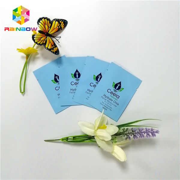 Multi - Colored Pastel Mylar Foil Heat Seal Bags Top Open With Tear Notch 6x9cm