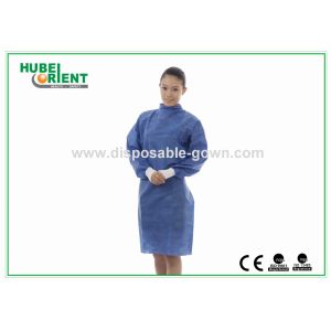 Waterproof Disposable Medical SMS Isolation Gown With Knitted Wrist
