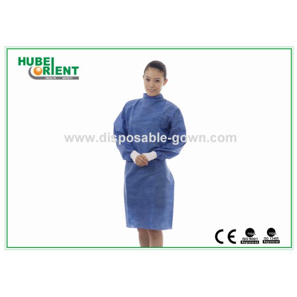 CE/ISO13485 Certificated Single Use SMS Surgical Isolation Gown For Preventing