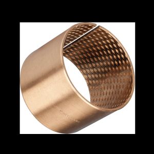 CuSn8P FB090 Wrapped Bronze Bearing With Grease Pockets