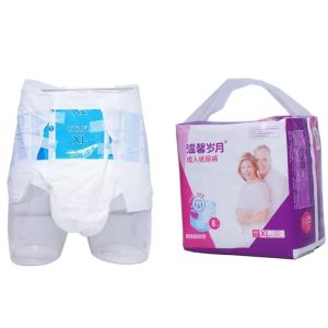 3D Leak Proof Design Disposable Briefs Adult Diapers Super Absorbent For