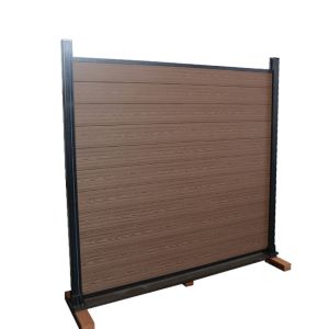 Faux DIY WPC Construction Fencing Panels Waterproof