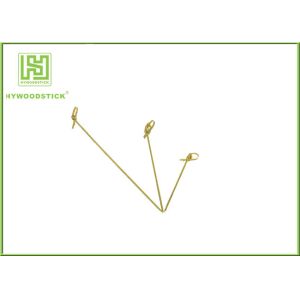 Safe Food Decorative Bamboo Sticks Flat Kebab Skewers For Grilling