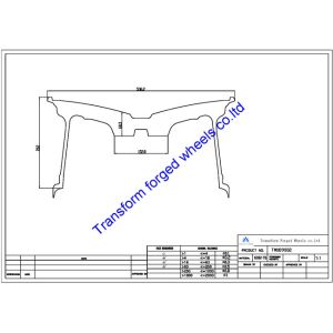 Quality TM189002 18X9 inches forged wheels monoblock wheels blanks Dimple style barrel and rims for sale