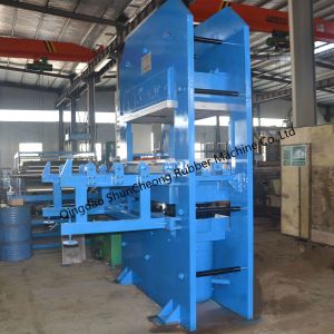 Professional Rubber Cow Mat Making Machine With Push Pull Device
