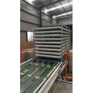 Glue Spreading Overlaying Drying Automatic Lamination mgo board machine