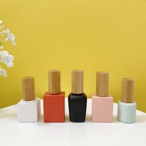 Spill Proof Nail Polish Bottle Glass 10ml 15ml Square
