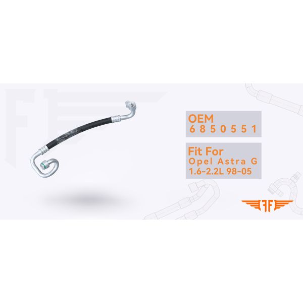 6850551 Opel Astra Twin Discharge AC Hose 98-05 G 1.6-2.2L Car Aircon Pipe